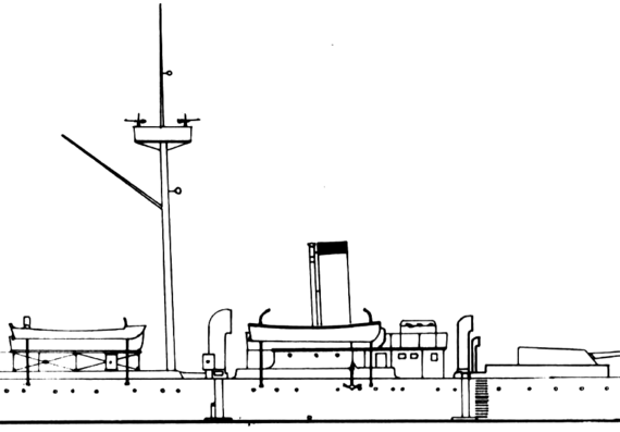 Корабль China - Chi Yuan [Protected Cruiser] - чертежи, габариты, рисунки
